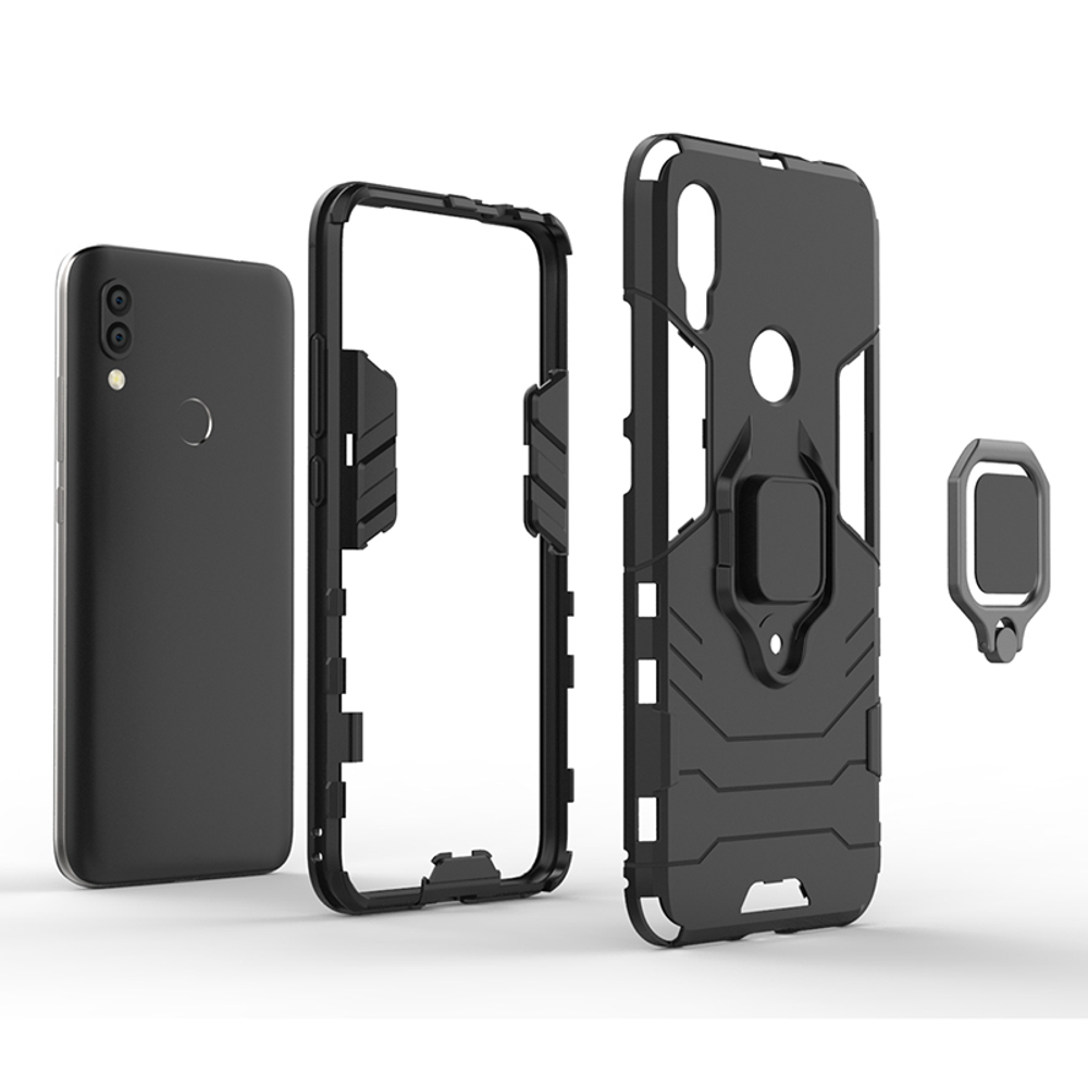 Противоударный чехол с кольцом Panther Case для Xiaomi Redmi 7