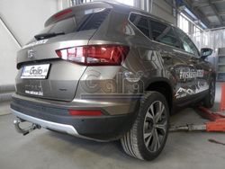Фаркоп оцинкованный Galia S119A для Skoda Karoq 2018-, Seat Ateca 2016-(паспорт и сертификат в комплекте)(без электрики)