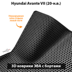 Автомобильные коврики ЭВА с бортами для Hyundai Avante VII (20-н.в.)
