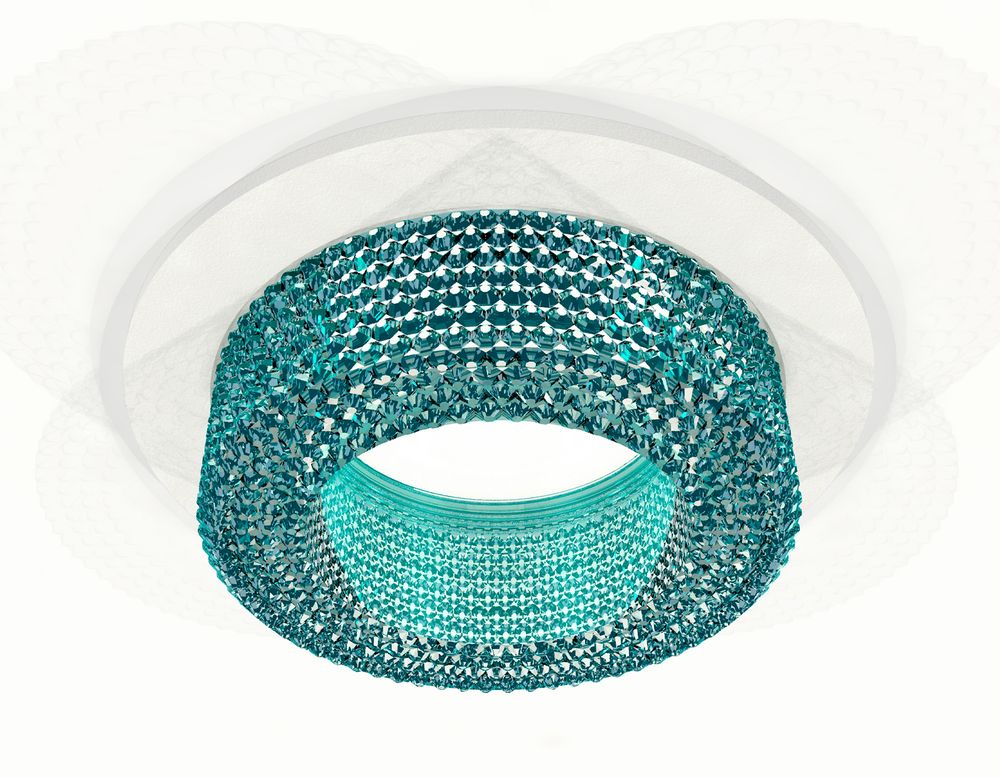 Ambrella Комплект встраиваемого светильника с композитным хрусталем MR16 Встраиваемые XC7621023