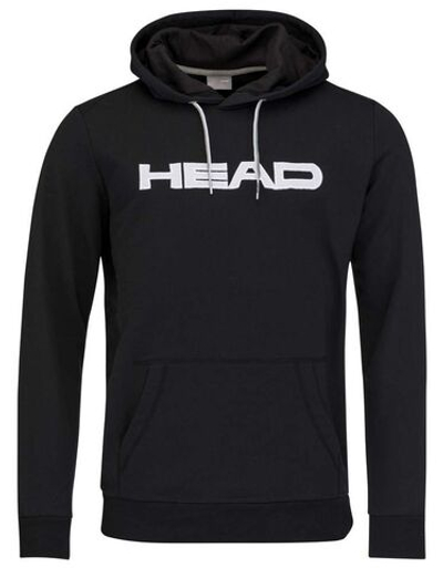 Мужская теннисная кофта Head Club Byron Hoodie M - black