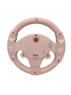 Игрушка Руль музыкальный Смайлик (3260B) цвет розовый