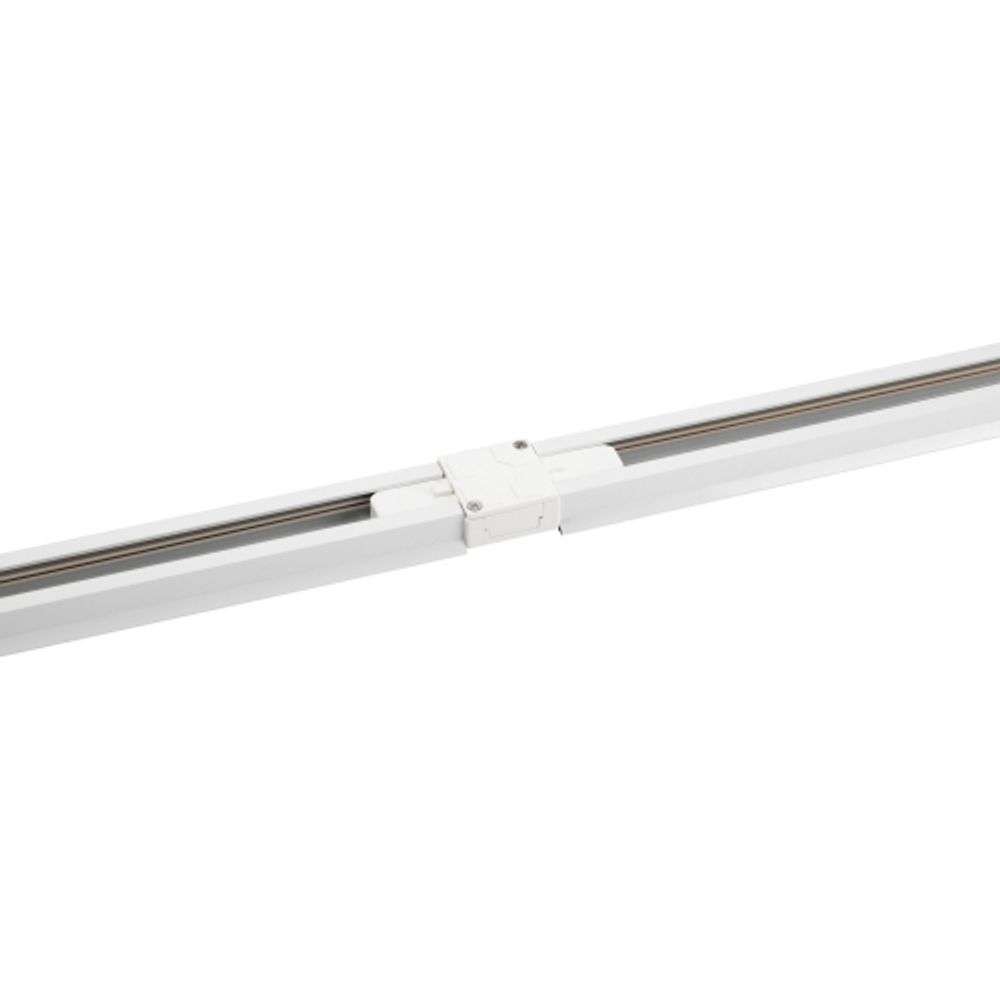 Коннектор ЭРА TR7-C 2W I WH для однофазного шинопровода белый | Однофазный шинопровод и аксессуары