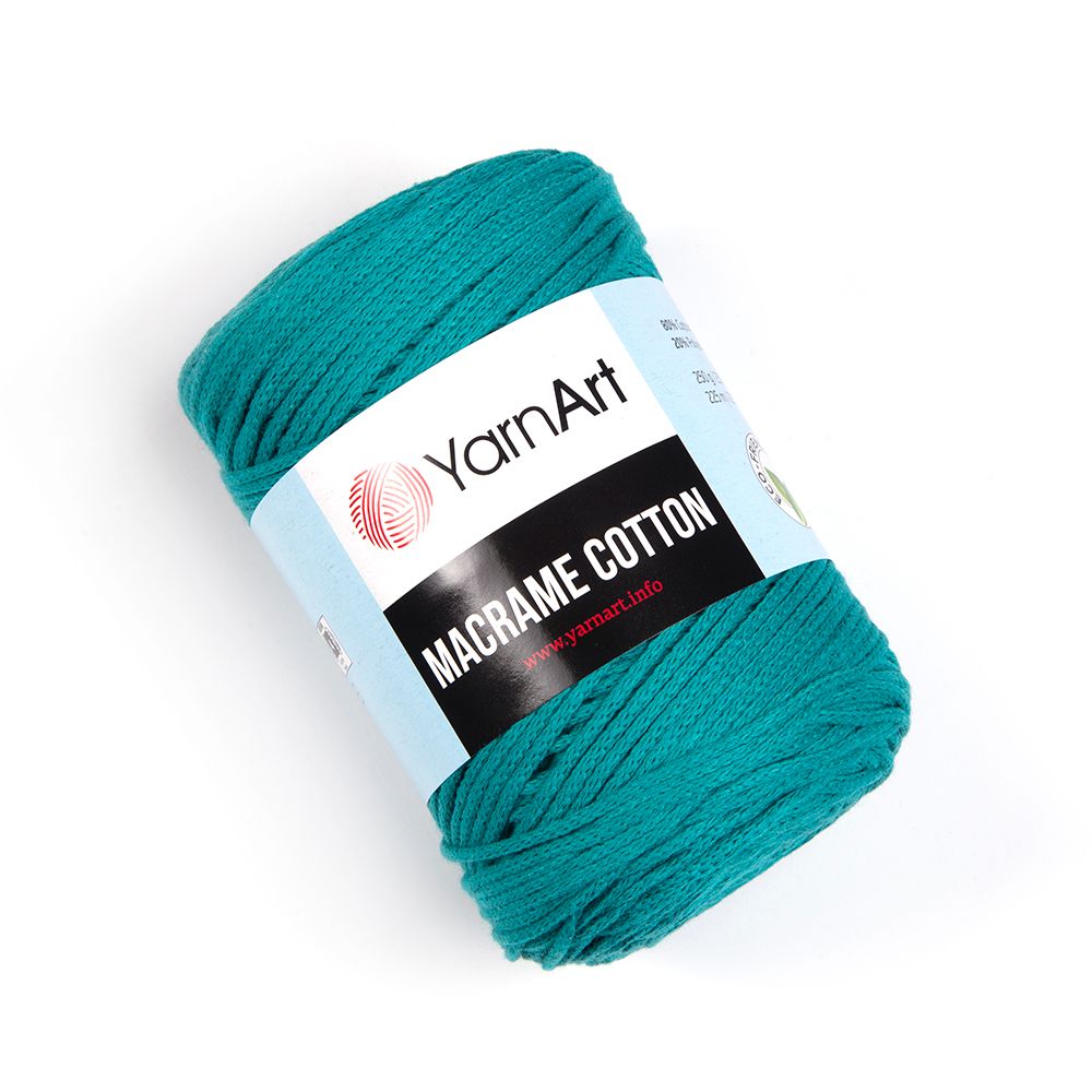 Пряжа YarnArt Macrame Cotton, Морская волна