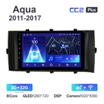 Teyes CC2 Plus 9"для Toyota Aqua 2011-2017 (прав)