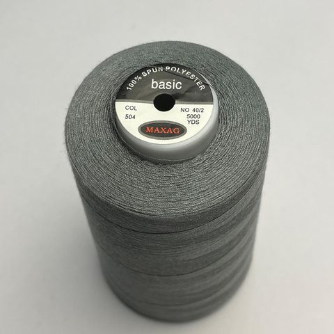 Нитки 40/2 5000 ярд 100% п/э, цвет 504