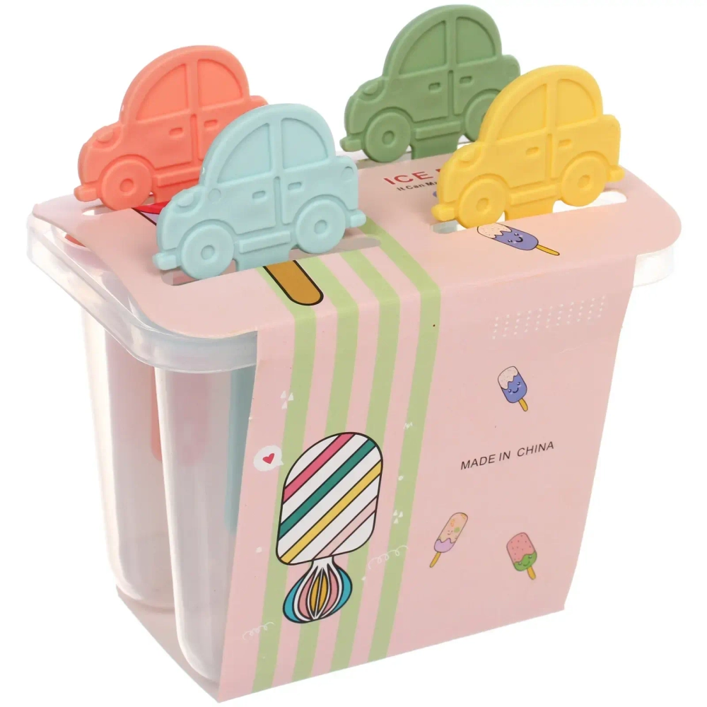 Форма для приготовления мороженого «Машинка» 4шт
