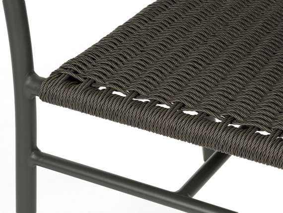 Стул Zayda, алюминий, ротанг