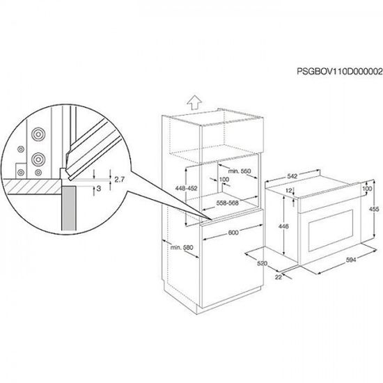 Электрический духовой шкаф AEG KS 7415001 M