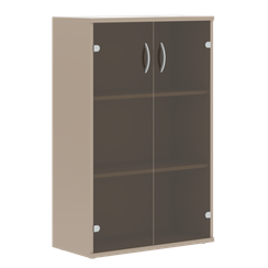 Шкаф со стеклянными дверьми СТ-2.4 Мокачино 770х365х1200 IMAGO