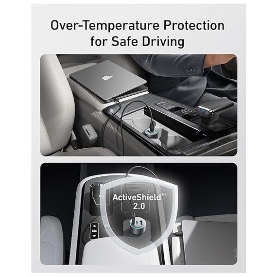 Автомобильное зарядное устройство Anker 535 Car Charger 67 Вт с кабелем USB-C (B2731HA1)