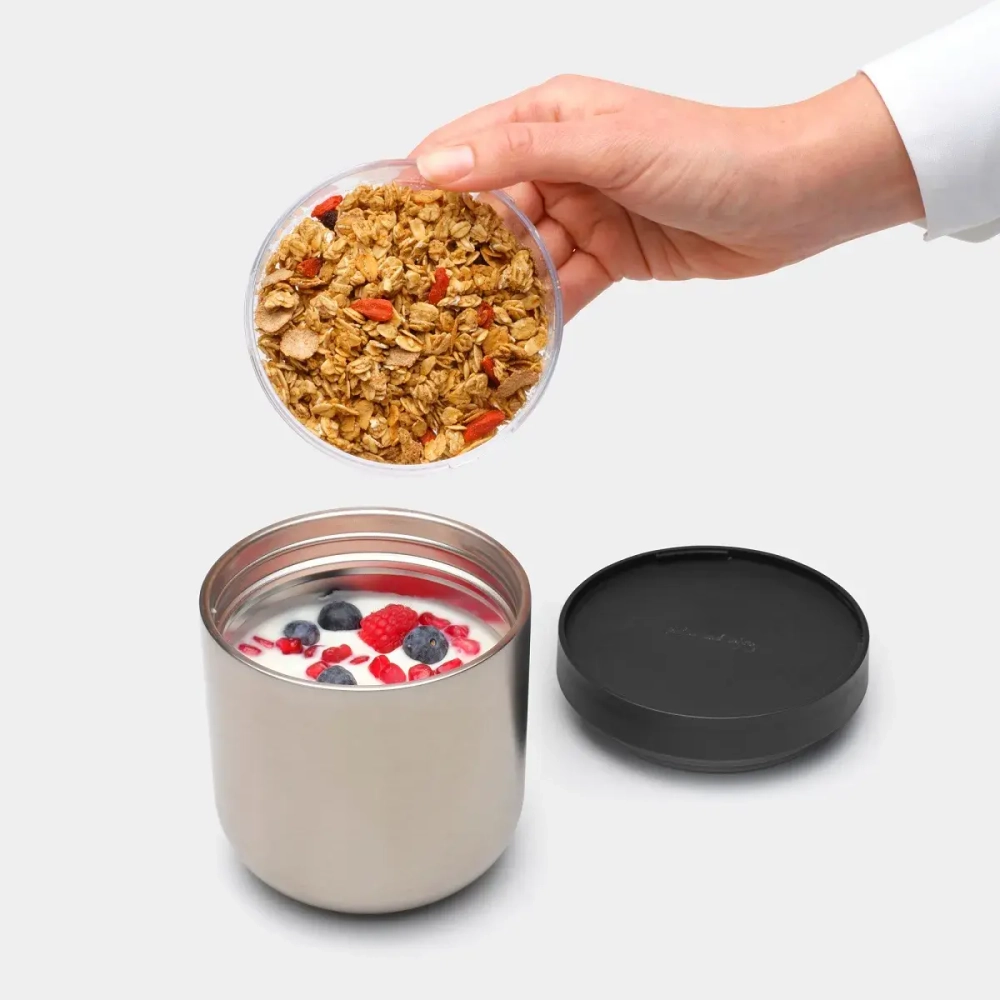 Brabantia Ланчбокс Make & Take 500мл Темно-серый