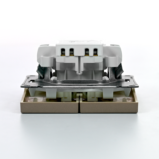 Выключатель 2-кл. ArtGallery (сх. 5) 10AX механизм шампань SE GAL000551