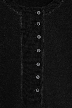 ZARA ЛОНГСЛИВ С ЛЬНЯНОЙ СМЕСЬЮ, ЧЕРНЫЙ