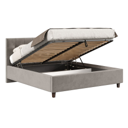 Кровать с подъёмным механизмом 1800 Турин, пепел 112