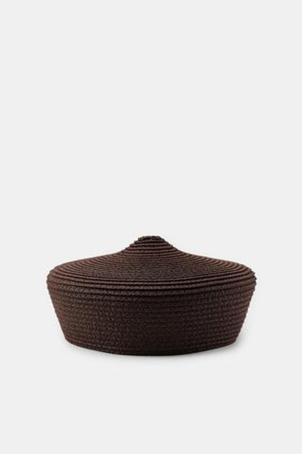 ZARA ОДНОТОННАЯ КЕПКА, КОРИЧНЕВЫЙ