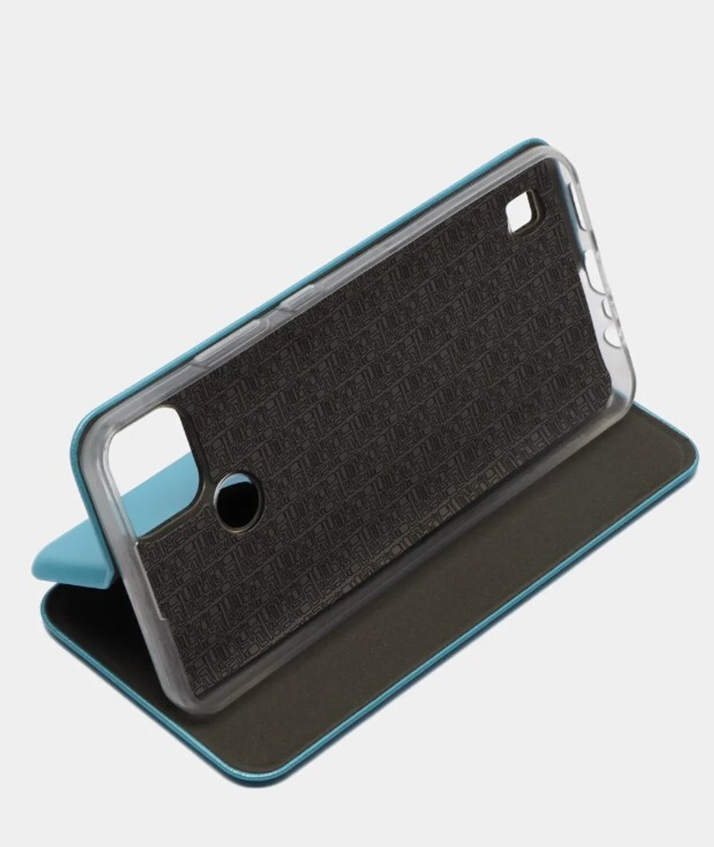 Чехол книжка Realme C21 с силиконовой вставкой Midnight blue Re:Case