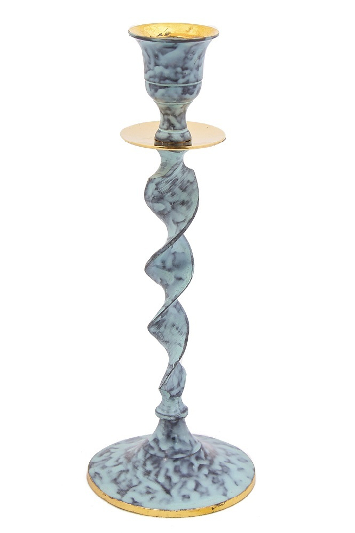 Подсвечник на 1 свечу бирюзовый 2000000174662