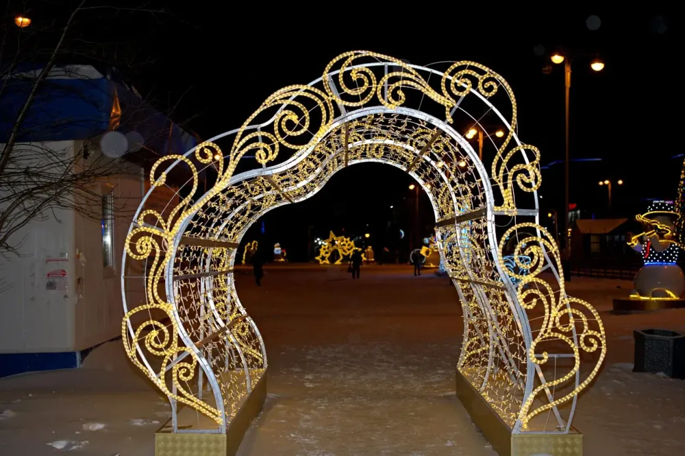 Световой тоннель "Морские волны"