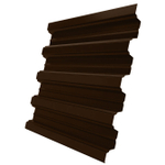 Профнастил H75 Железный Форт Pe 0,7 мм RR 32 темно-коричневый