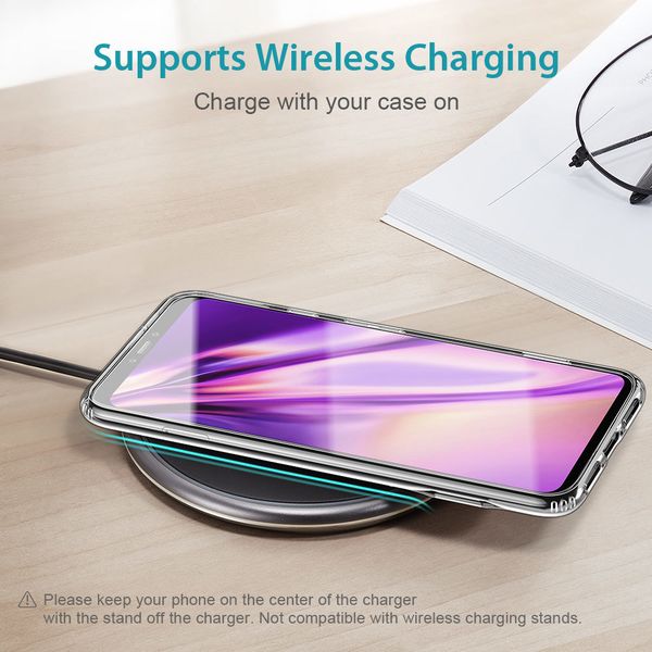 Противоударный чехол с подставкой ESR Metal Kickstand Case для Google Pixel 4 (Clear)