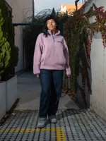 Толстовка Правда x Anteater Шерпа розовая