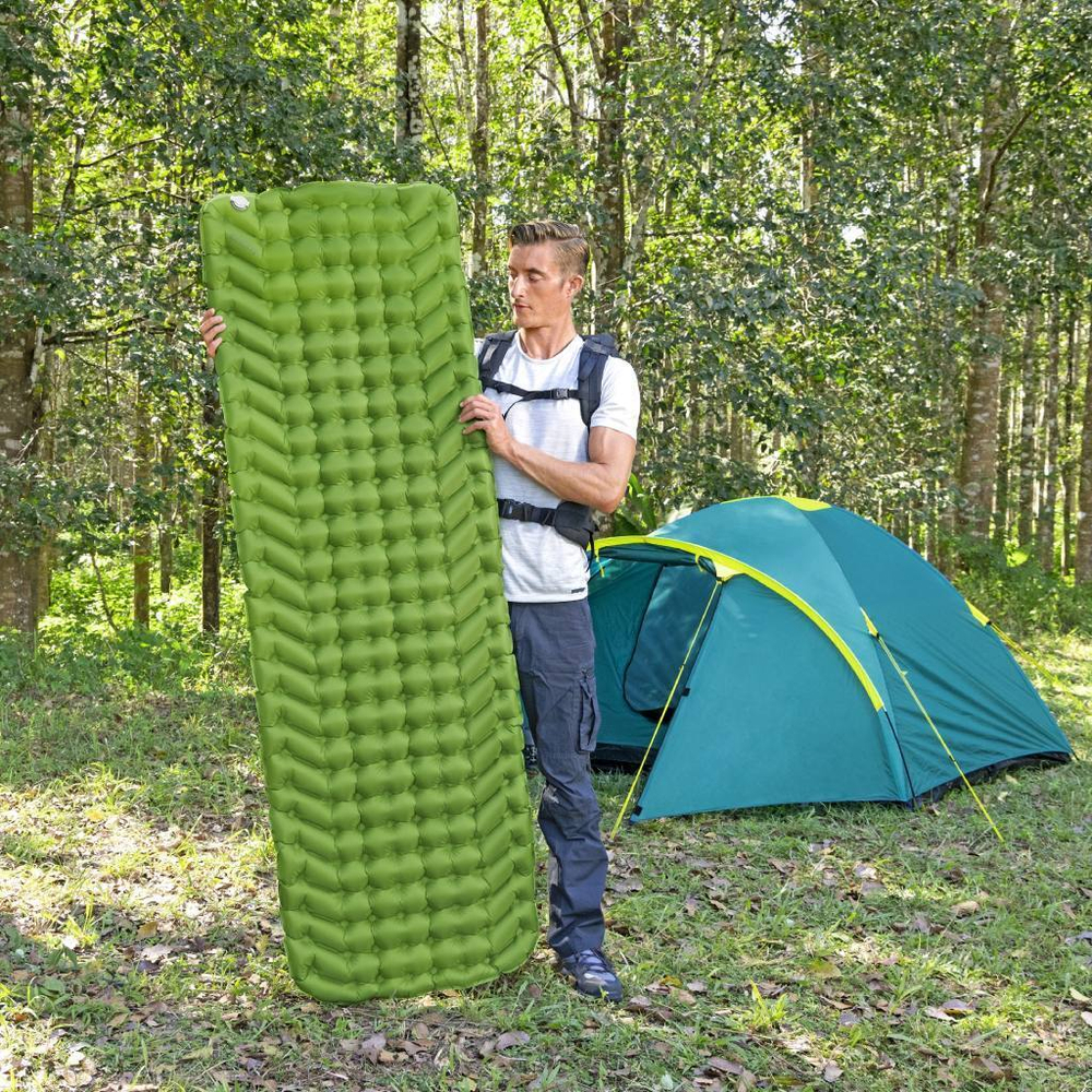 Коврик туристический 188х58.5х6.5 см, 1-мест, Bestway, WanderLite, 69615