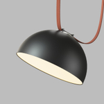 DK5563-BK Cветильник для трека-ремня Belty, серия Flow со светодиодом, D300*H171мм, 48V DC, 28W, RA90, 120°, 3000K, IP20, черный, алюминий