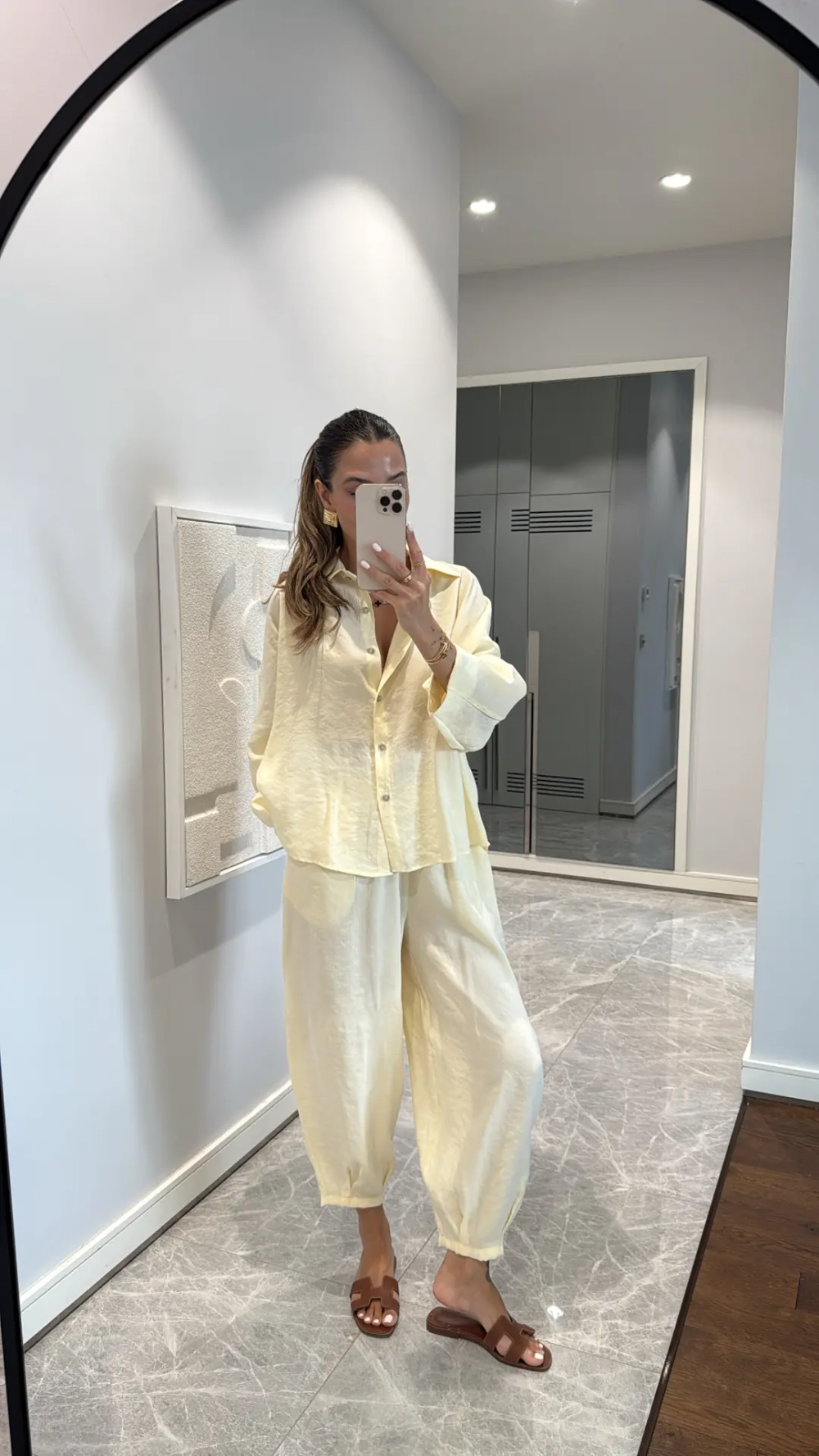 Костюм из модала с рубашкой