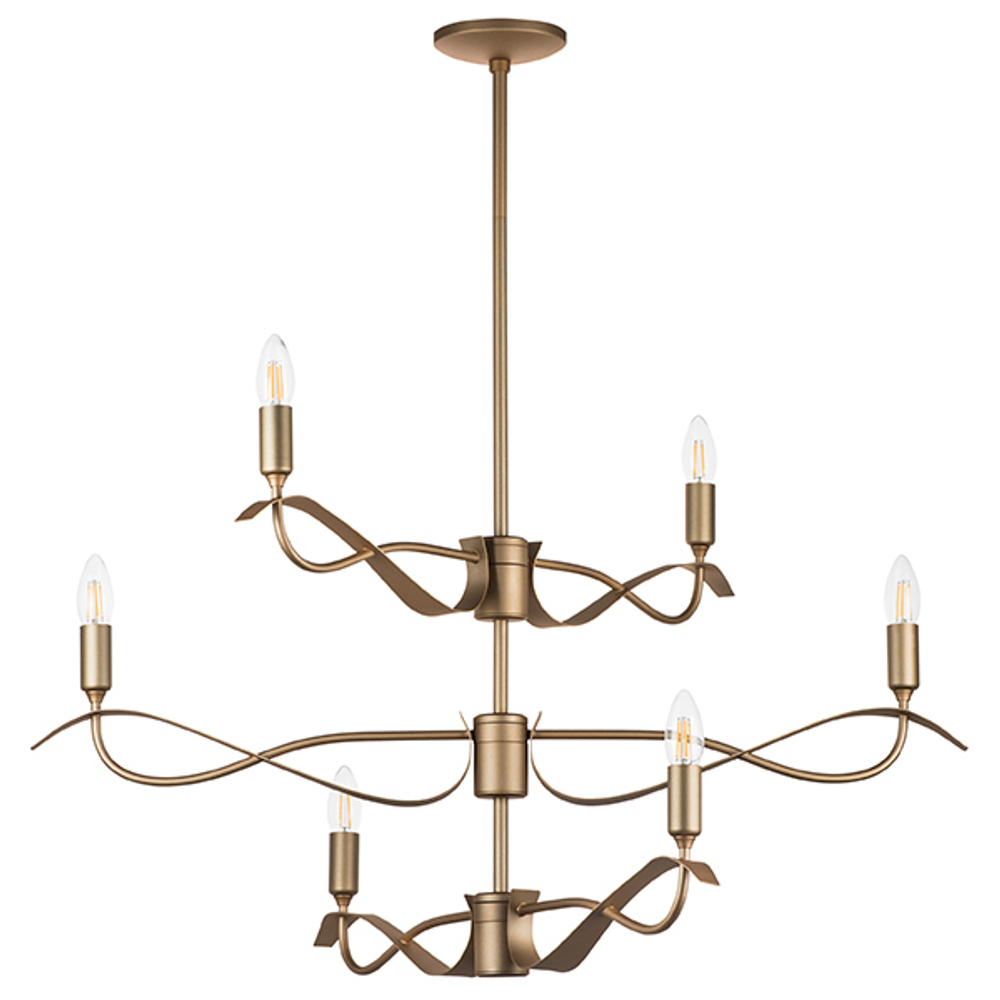 733263 Люстра RAGNO 6х40W E14 ЗОЛОТО