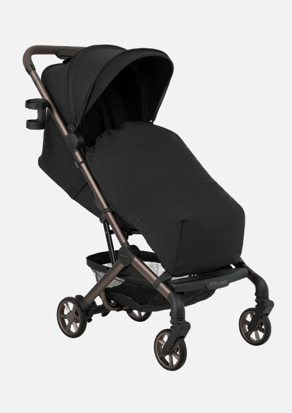 Pituso Коляска прогулочная Q5 Black