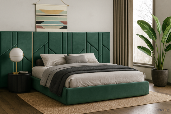 Кровать Портофино c широким изголовьем