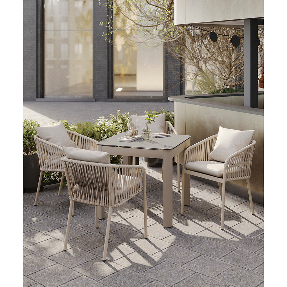 Стул monyx, серо-бежевый