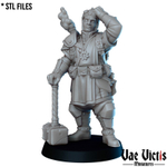 Человек Изобретатель Алхимик миниатюра для dnd, днд, pathfinder, фентези, Настольная игра, НРИ, Варгейм, РПГ