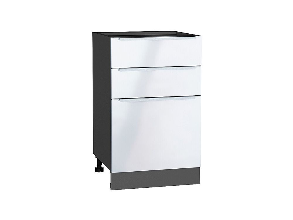 Шкаф нижний с 3-мя ящиками Фьюжн