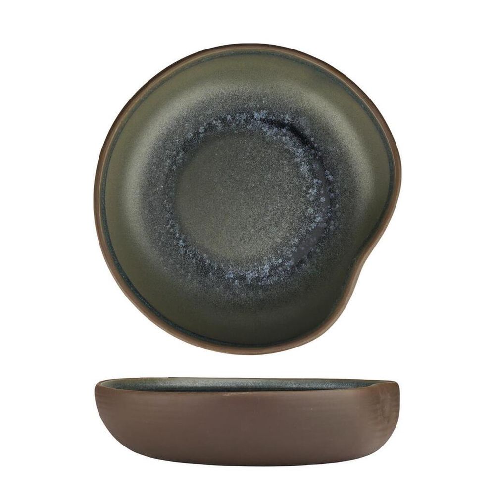 Салатник 580 мл 21,2*19,5 см h4,8 cм Village Purple New Brown Taiga P.L. [4]