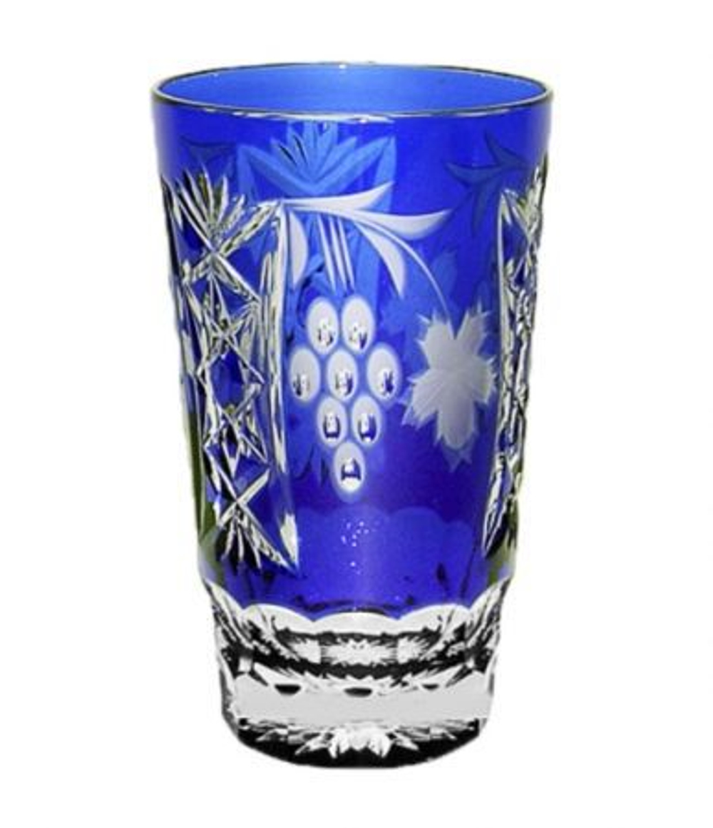 Стакан высокий 390мл Ajka Crystal Grape синий