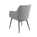 Обеденный стул 4222 из серой ткани