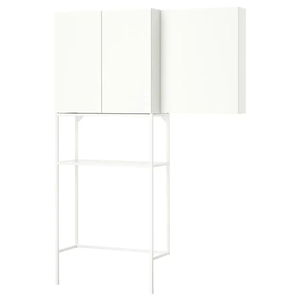 Книжный шкаф -  ENHET IKEA/ ЭНХЕТ ИКЕА, 204х140 см, белый