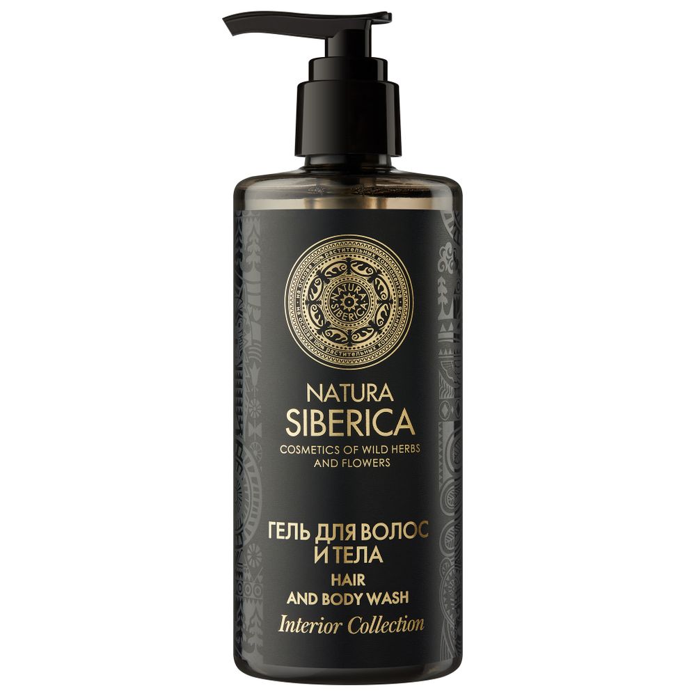 Гель для волос и тела Natura Siberica диспенсер 300 мл Interior Collection