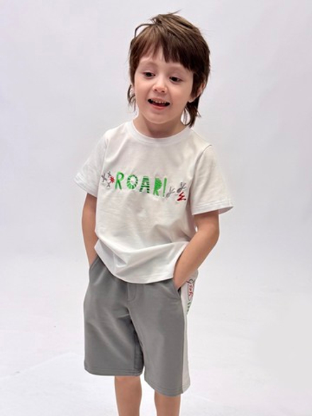 Комплект (футболка+шорты) трикотажный для мальчика 2-8 лет