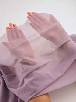 Сетка эластичная морской туман по Лауме отрезом 75х50 см (Турция)