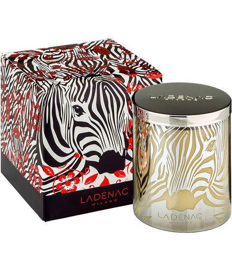 Zebra, свеча Africa collection, Ladenac Milano