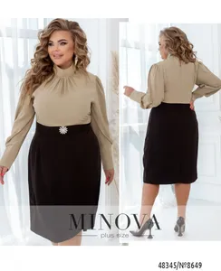 Платье 8649-капучино Minova