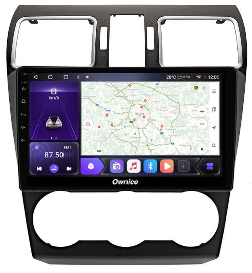 Магнитола для Subaru Forester, Impreza, XV 2015-2018 - Kuberg OL-9511-3 QLed, Android 12, Быстрая, CarPlay, 4G SIM-слот