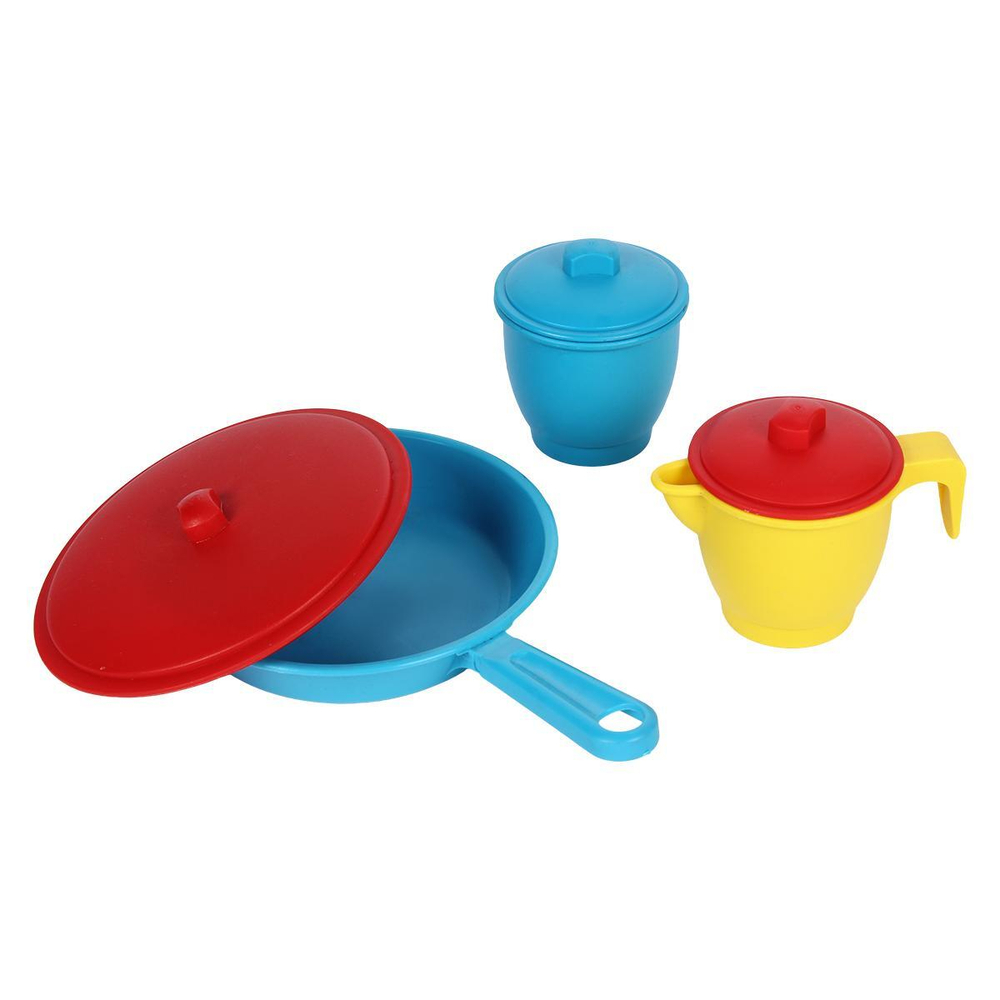Пластмассовый игрушечный набор "Посуда", РР 2015-017