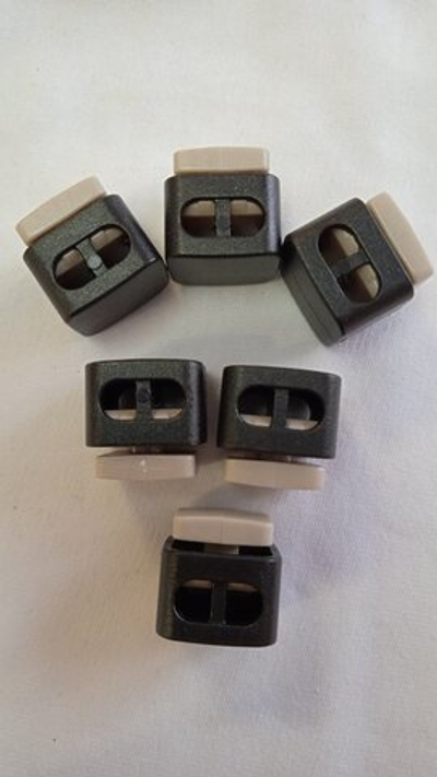 Фиксатор двойной, Черно-серый