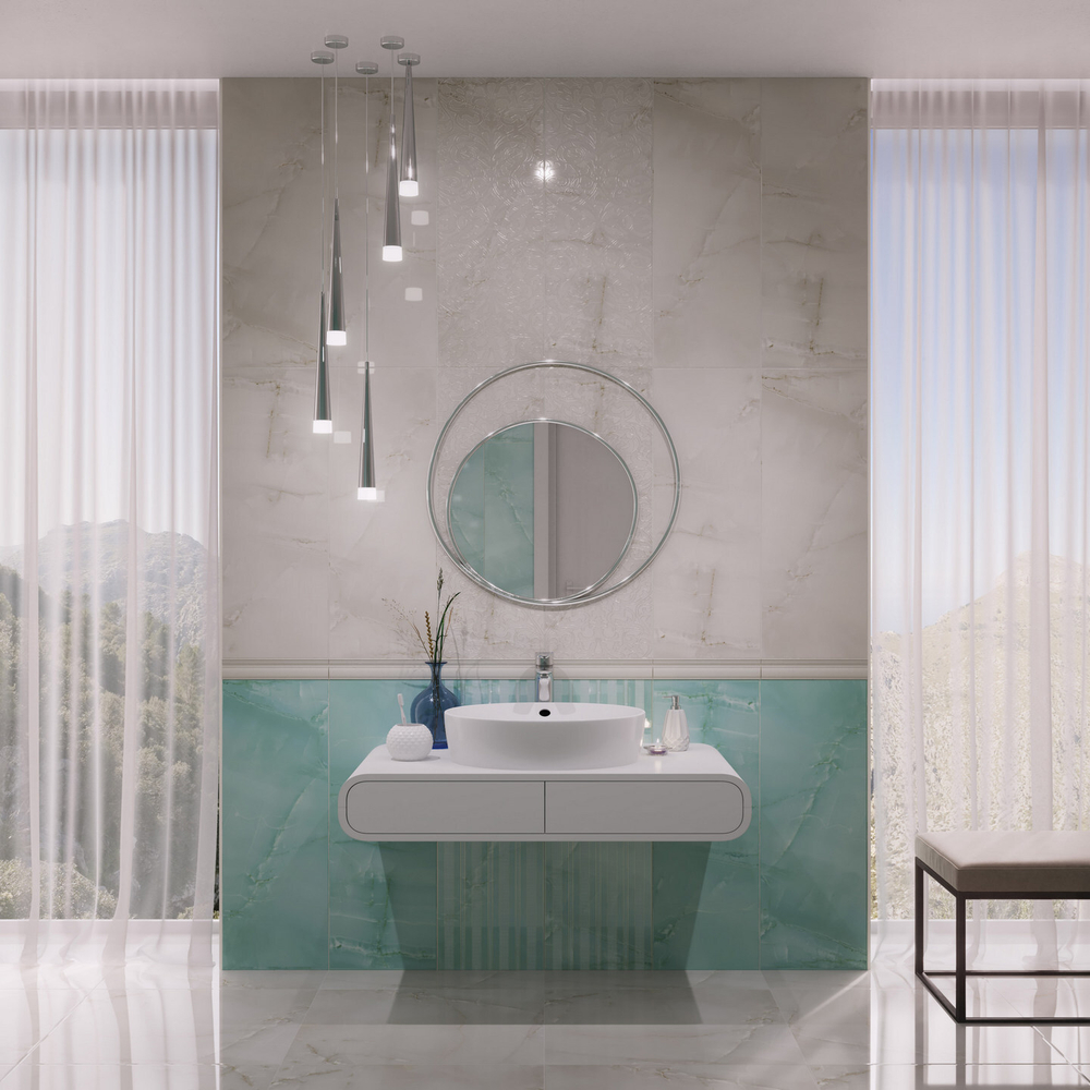 Stazia turquoise decor 02 300х900 (1-й сорт)