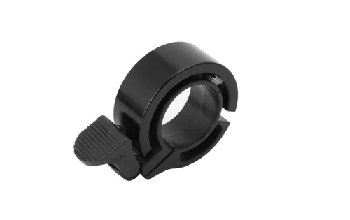 Звонок механический ударный кольцевой d 49х17мм алюминий-пластик, черный