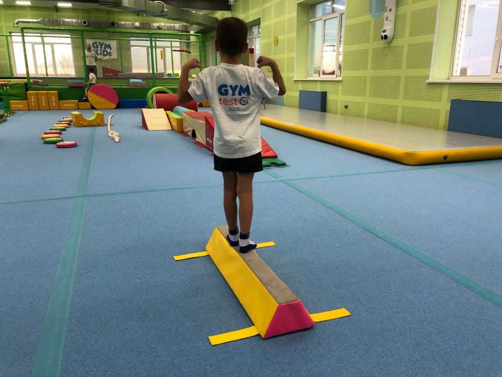 Мягкий модуль гимнастический - "Бревно трапеция"